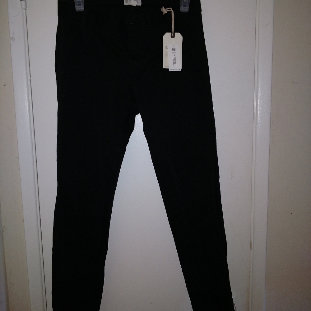 Element Eden stretchy black jeans size 26 with tag